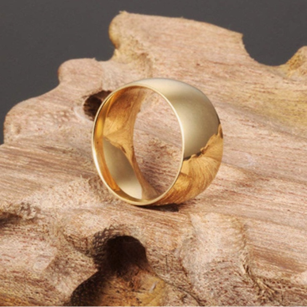 Gold band 12mm